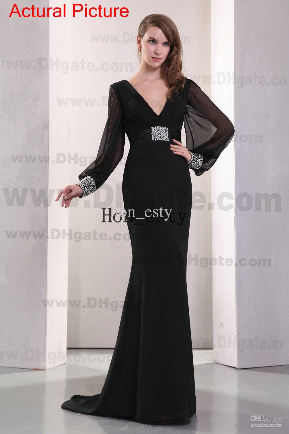 black-sexy-evening-dresses-chiffon-v-neck.jpg