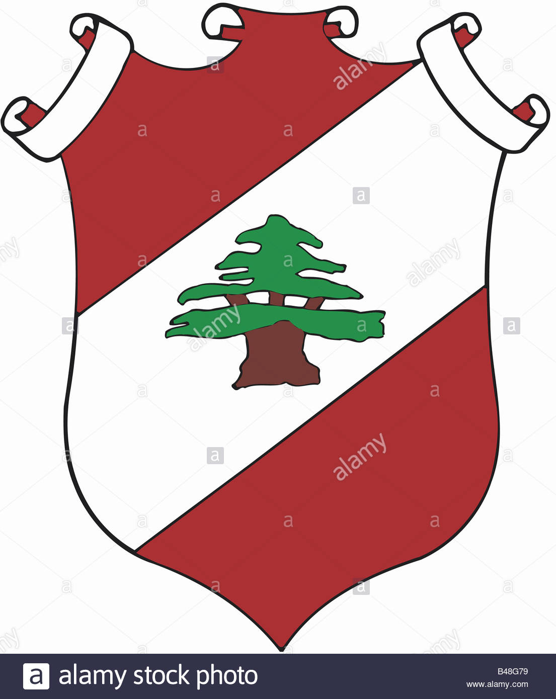 heraldry-coat-of-arms-lebanon-additional-rights-clearance-info-not-B48G79.jpg