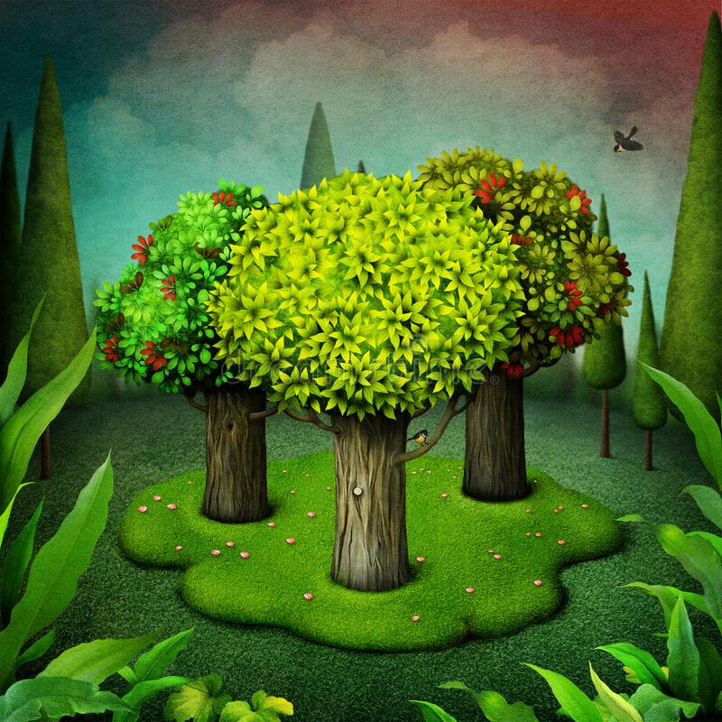 le-three-trees-fantasy-fairy-illustration-growing-meadow-deep-forest-computer-graphics-171207157.jpg